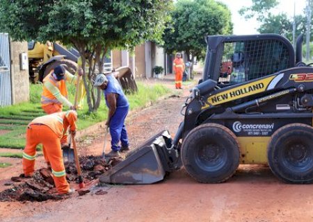 Prefeitura e Estado formam maior frente de recuperação asfáltica já realizada em Nova Andradina