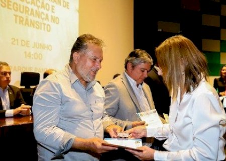 Reconhecimento: Batayporã recebe Prêmio Cetran por promoção da educação e segurança no trânsito