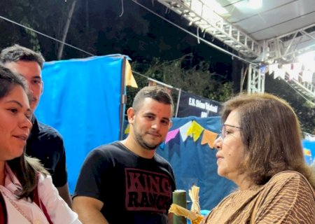 Dione Hashioka prestigiou 42ª Festa do Sereno de Batayporã