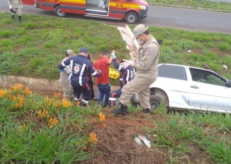 Acidente na MS-134 entre Batayporã e Nova Andradina mobiliza SAMU e Corpo de Bombeiros