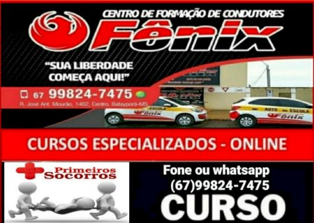 Batayporã: Centro de Formação de Condutores Fênix - Cursos Especializados Online