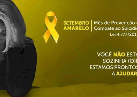 Setembro Amarelo: 130 pessoas já se suicidaram em MS este ano, reconheça os sinais