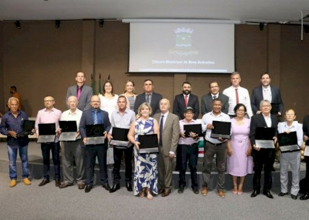 Solenidade de Outorga de Título de Cidadão Honorário celebra contribuições para o desenvolvimento Nova Andradina