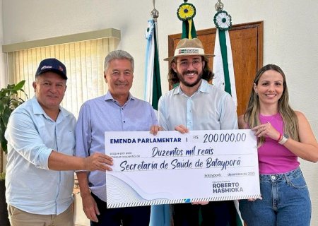 Saúde: Batayporã recebe emenda de R$ 200 mil de Hashioka para compra de ambulância