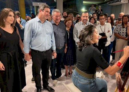 Hashioka representa ALEMS na reabertura do Centro Cultural José Octávio Guizzo