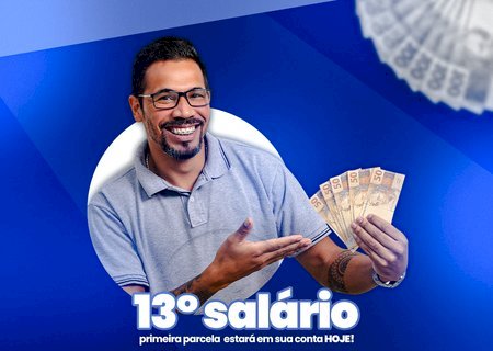 Prefeitura de Nova Andradina antecipa primeira parcela do 13º salário