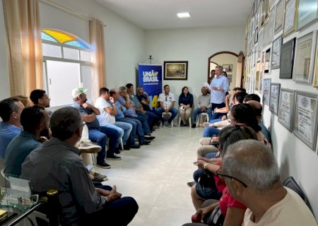 Presidente do União Brasil em Nova Andradina, Hashioka reúne pré-candidatos