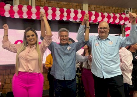 Deputado Roberto Hashioka prestigia lançamento da candidatura de Niagara e Carlão em Coronel Sapucaia
