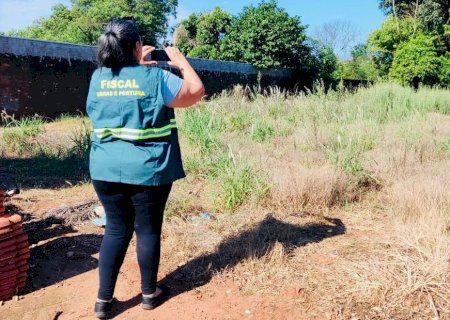 Batayporã - Sodeta reforça fiscalização de terrenos e notifica imóveis irregulares