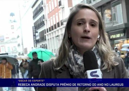 Rebeca Andrade pode ser 1ª brasileira a ganhar o 'Oscar do esporte': 'É uma honra'