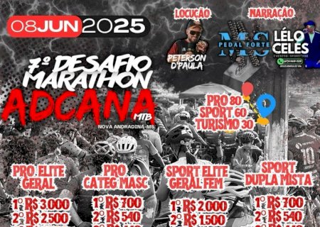 Nova Andradina se prepara para o maior evento de MTB do MS, com premiação de R$ 40 mil