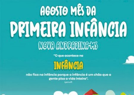 Nova Andradina celebra Mês da Primeira Infância com ações voltadas ao cuidado e desenvolvimento infantil