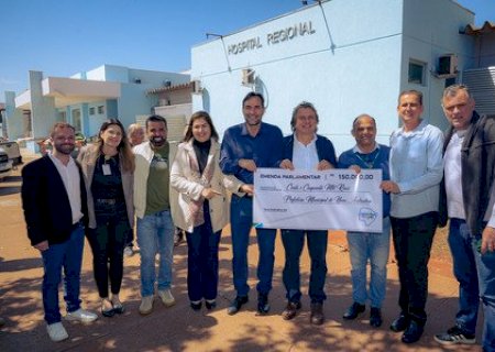 Investimentos do deputado Caravina fortalecem saúde e educação de Nova Andradina