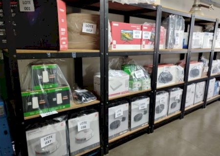 Leilão da Sefaz oferece mais de 300 lotes de produtos diversos; lances podem ser feitos até 29 de setembro