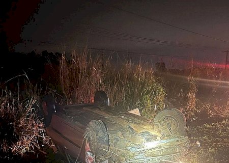 Grave acidente na BR-163, em Dourados, deixa uma vítima fatal e uma ferida grave