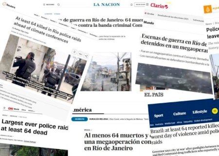 Mídia internacional noticia operação mais letal da história do Rio