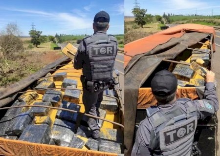 Motorista de Batayporã é preso em SP com mais de 1,2 tonelada de maconha escondida em carga de farelo de soja