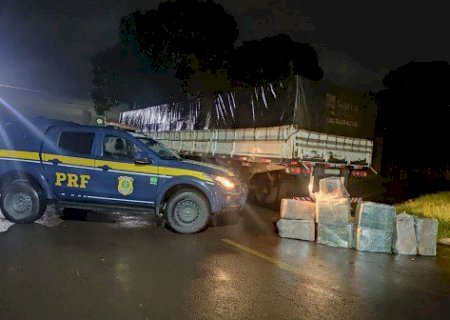 PRF apreende 241 Kg de maconha em Ribas do Rio Pardo (MS)