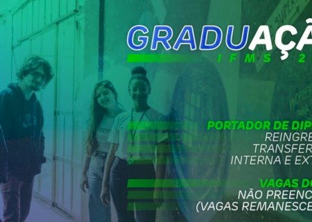 Abertas novas seleções para ingresso na graduação do IFMS em Nova Andradina e outros municípios