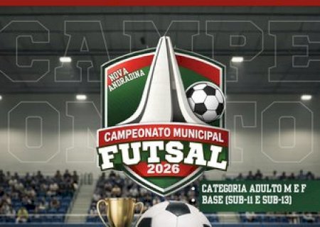 FUNAEL abre inscrições para Campeonato Municipal de Futsal