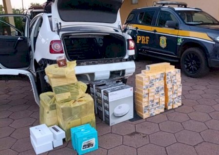 PRF apreende celulares em Bataguassu