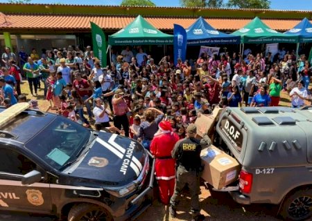 Ações da Sejusp unem segurança, assistência e cultura da paz nas aldeias indígenas de MS